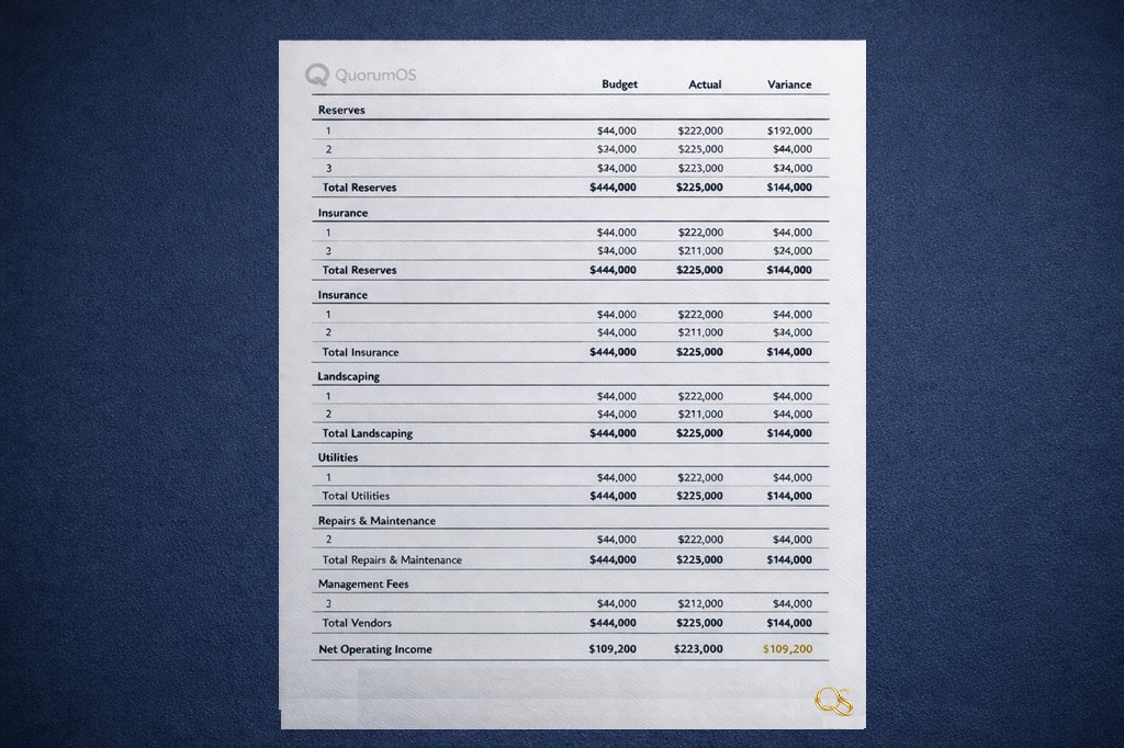 QuorumOS Core — Financial Governance