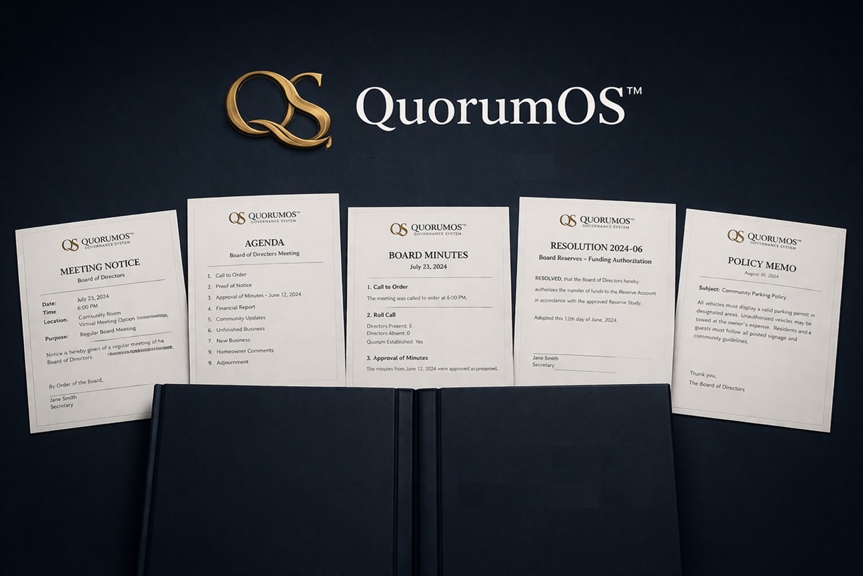 QuorumOS Core — Document Suite Overview